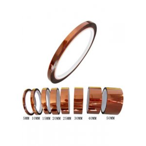 HTPT-08, Термоскотч  коричневый 240C 8мм полиамид 33м