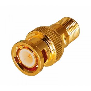 ПЕРЕХОД  гн F - шт BNC  GOLD  (01-020-G)  REXANT (выводим)