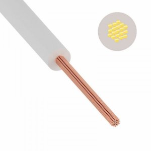 Провод ПуГВ (ПВ-3)  0,75 мм², 1000м., белый, ГОСТ (ККЗ)