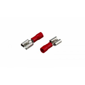 КЛЕММА ПЛОСКАЯ изолированная гнездо - 7.4мм 0.5-1.5мм² (РПи-м 1.5-(6.3) / РПИм 1,25-250 / FDD1.25-250)  REXANT