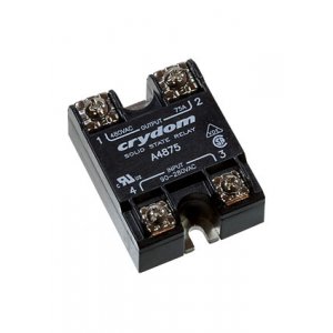 A4875, реле твердотельное 480VAC/75A, 90-280VAC In, Zero Cross