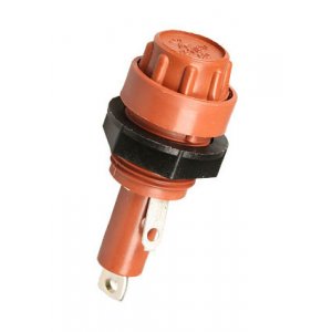 ДВП4-2В, держатель предохранителя (пластик, коричневый) (21-22г.)