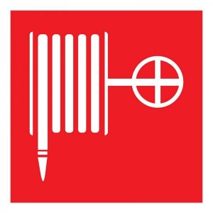 Табличка ПВХ знак пожарной безопасности «Пожарный кран» 200х200 мм REXANT (10шт)
