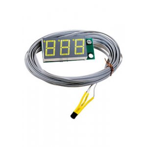 STH0014UW, встр.цифр.,термометр,с датч.,ульт.-яркий бел.инд.,-55 C+125