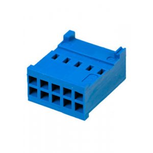 281839-5, каб.розетка 2х5 контактов 2.54мм AMPMODU HE13 HE14