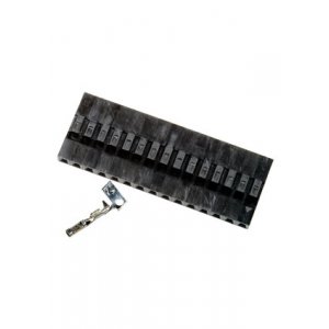 BLS-15, гнездо на кабель шаг 2.54мм 1x15 контактов