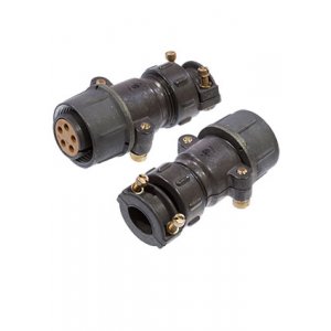 ШР20П5НШ10, розетка с неэкранированным патрубком на кабель (22г) (приемка ОТК)