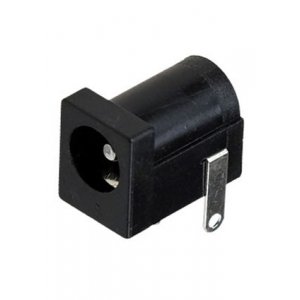 3-231, Разъем питания гнездо 5.5x2.1мм пластик на плату