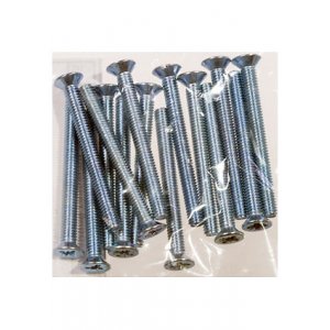 Винт с потайной головкой М4х40 DIN 965, сталь С1008, шлиц PHILLIPS №2, 15 шт.