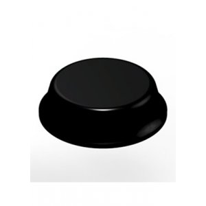 SJ5744, клейкие ножки d19.1x4.1 черные полусфера