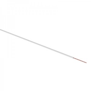 Провод ПГВА / ПВАМ 1 х 1.00мм², (бухта 100м), БЕЛЫЙ  REXANT