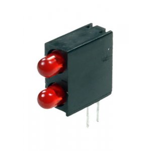 L-934EB/2ID, светодиодная сборка 2шт. красный d=3мм 20мКд