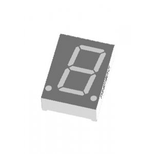 FYS-8011BUY-21-L4.0, 7-сегментный дисплей 20,4мм желтый ОА 590нм