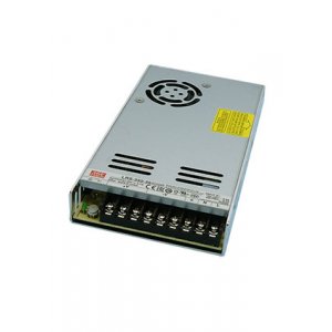 LRS-350-24, AC-DC, 350.4Вт, вход 115/230В AC (переключатель), 47 63Гц, выход 24В/14.6A, рег. вых  10