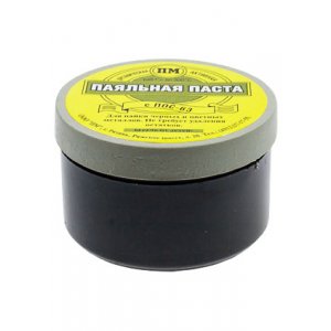 ПОС-63 ПАСТА ПАЯЛЬНАЯ 30Г, ПОС-63, паста паяльная  в банке 30 г.