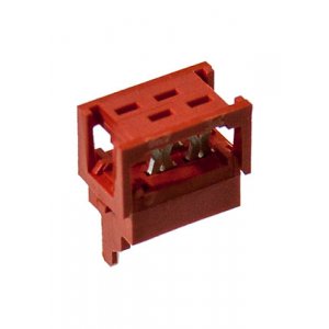 215083-4, Micro-Match вилка на шлейф 1.27мм 4 контакта