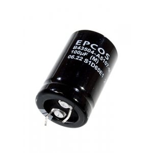 B43504A5107M000, конденсатор электролитический 100мкФ 450В 22*35*10мм