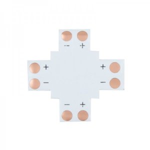 Плата соединительная (X) для одноцветных светодиодных лент шириной 8 мм