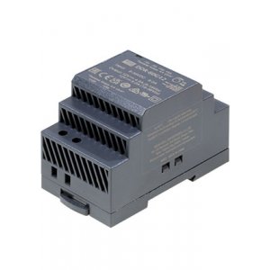DDR-60G-12, DC-DC 60Вт вх 9-36В DC вых 12В/5А изоляция 4000В DC в кожухе на DIN-рейку 52.5х90х54.5мм
