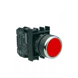 B100DK, Кнопка нажимная круглая красная