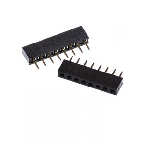 PBS2-8, гнездо на плату шаг 2.0 мм 1х8 прям. (L-KLS1-208B-4.3-1-08-S)