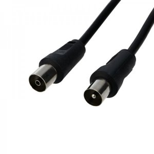 Шнур ТВ гнездо - ТВ штекер, длина  1,5 метра, черный  REXANT