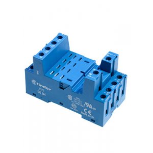 96.04SMA, Розетка с винтовыми клеммами (с зажимной клетью) для реле 56.34; применяются модули 86.00,