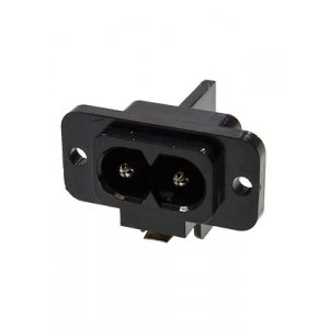 3-001м, вилка сетевая "8" пластик на корпус с защелкой