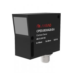 CPES-BGHA28-E4, датчик контраста 28 -/+3мм видимый белый свет 0-5В M12*4