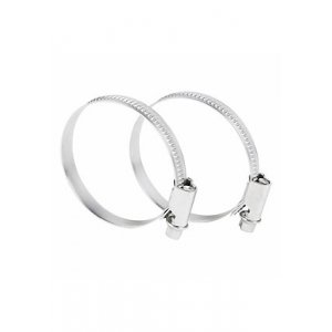 07-0650, Хомут-стяжка кабельная стальная червячная  50-70 мм, упаковка 25 шт.