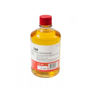 09-3645, годен до 03.22, флюс для пайки СКФ спирто-канифольный 500мл, флакон