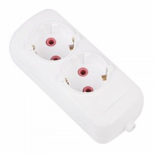 Колодка 2 гнезда с/з PROconnect «Эконом»