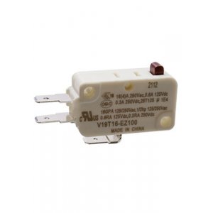 V19T16-EZ100, микропереключатель SPDT 250В 16A фастон 4,7мм  0.98N
