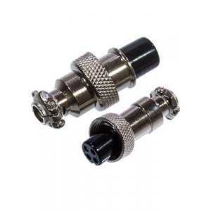 GX12M-4A, розетка на кабель М12 4 контакта (GX16 12M-4A)