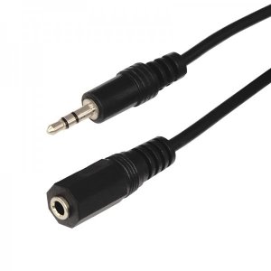 Шнур Стерео 3,5 мм гнездо - Стерео 3,5 мм штекер, длина  7 метров  REXANT  (З-1 по 120шт.)