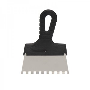 Шпатель фасадный REXANT 150 мм зуб 8х8 нержавеющая сталь, пластмассовая ручка