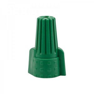 Соединительный изолирующий зажим заземления с лепестками СИЗ-99 ø 12 мм (2,5-6 мм²), зеленый REXANT