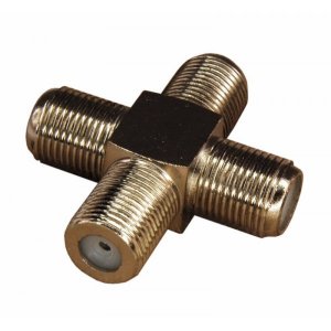 Переходник соединитель PROconnect x4 гнезда F (F- крест)