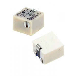 3224W-1-101E, 100 Ом подстроечный резистор 11 оборотов