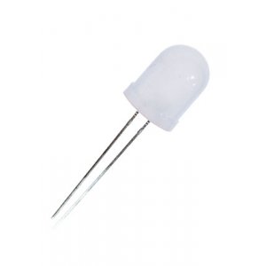 ARL-10603UWW-2CD, светодиод линза белая матовая 2000мКд