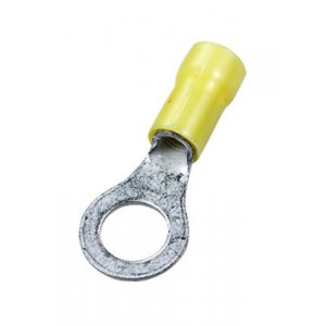 34856, PLASTI-GRIP, наконечник кольцевой изолированный М8 желтый на провод 3-6мм2