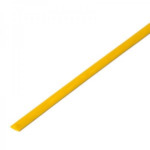 Термоусадка   3,5 / 1,75 мм, желтая (упак. 50 шт. по 1 м)  REXANT