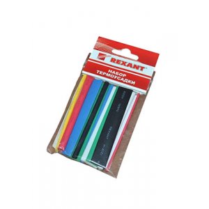 Набор термоусадочных трубок №2, из полиолефина (AUTO PLUS) 2:1, упаковка 19 шт.