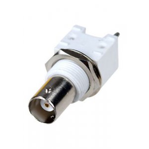 BNC-144, BNC разъем гнездо на плату пластик прямое, 05-3106