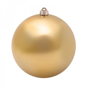 Елочная фигура "Шар" глянцевый, 20 см, цвет золотой