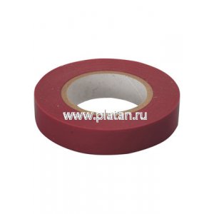 ИЗОЛЕНТА ПВХ 15ММ Х 20М КРАСНАЯ