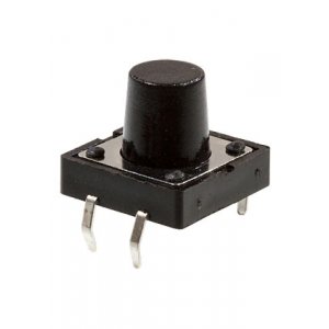 1211-121210.00, Кнопка тактовая, 12х12мм, h=10мм