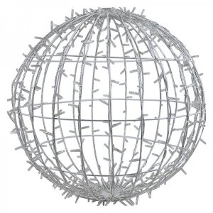 Шар светодиодный 230V, диаметр 50 см, 200 светодиодов, эффект мерцания, цвет теплый белый