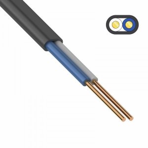 Кабель ВВГ-Пнг(А) 2x1,5 мм², 100 м, ГОСТ (ККЗ)