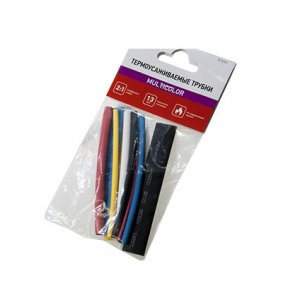 Набор термоусадочных трубок №3, из полиолефина (MULTICOLOR) 2:1, упаковка 13 шт. REXANT